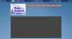 Desktop Screenshot of hakubaldwincenter.org
