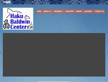 Tablet Screenshot of hakubaldwincenter.org